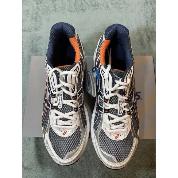 ASICS GT-2130 GEL Running Shoes New Navy Orange Mesh Low Top Athletic Sneaker - Picture 4 of 8